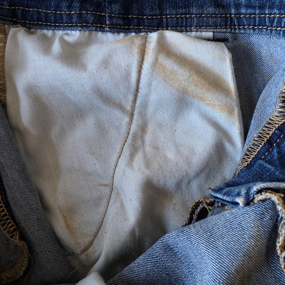 New York & Company Women's Blue Distressed Denim Shorts ~ Size 4 - Picture 9 of 9